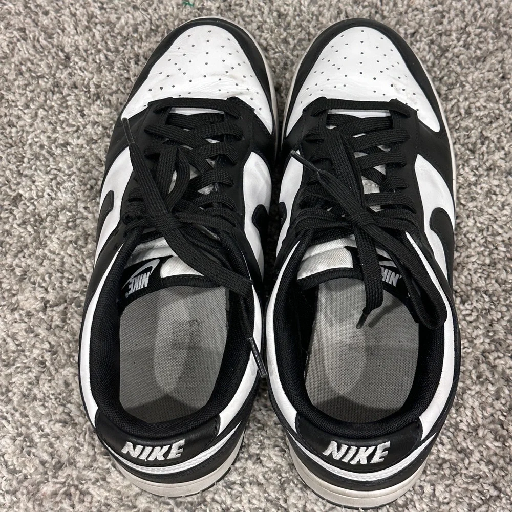 Nike Dunk Low Black White “Panda” Sneakers Men’s Size 10.5